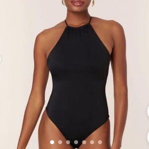 NWT Andie The Asbury Black One Piece Swimsuit